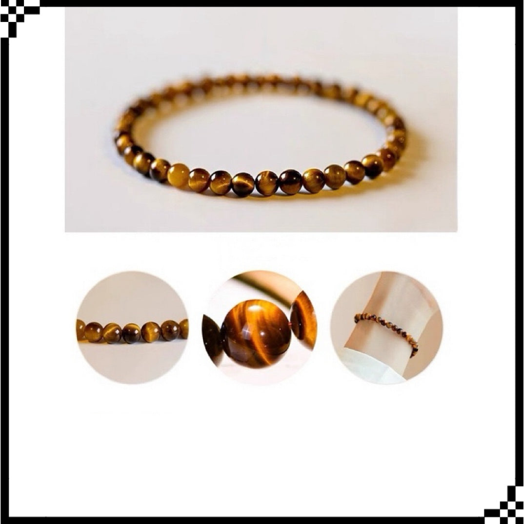 Natural Yellow Tiger's Eye Bracelet | Elegant Jewelry